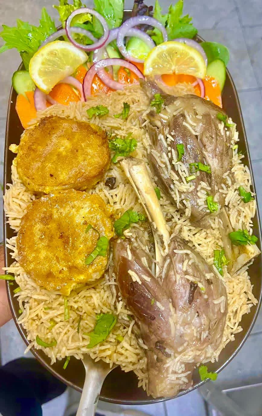 Mandi rice platter