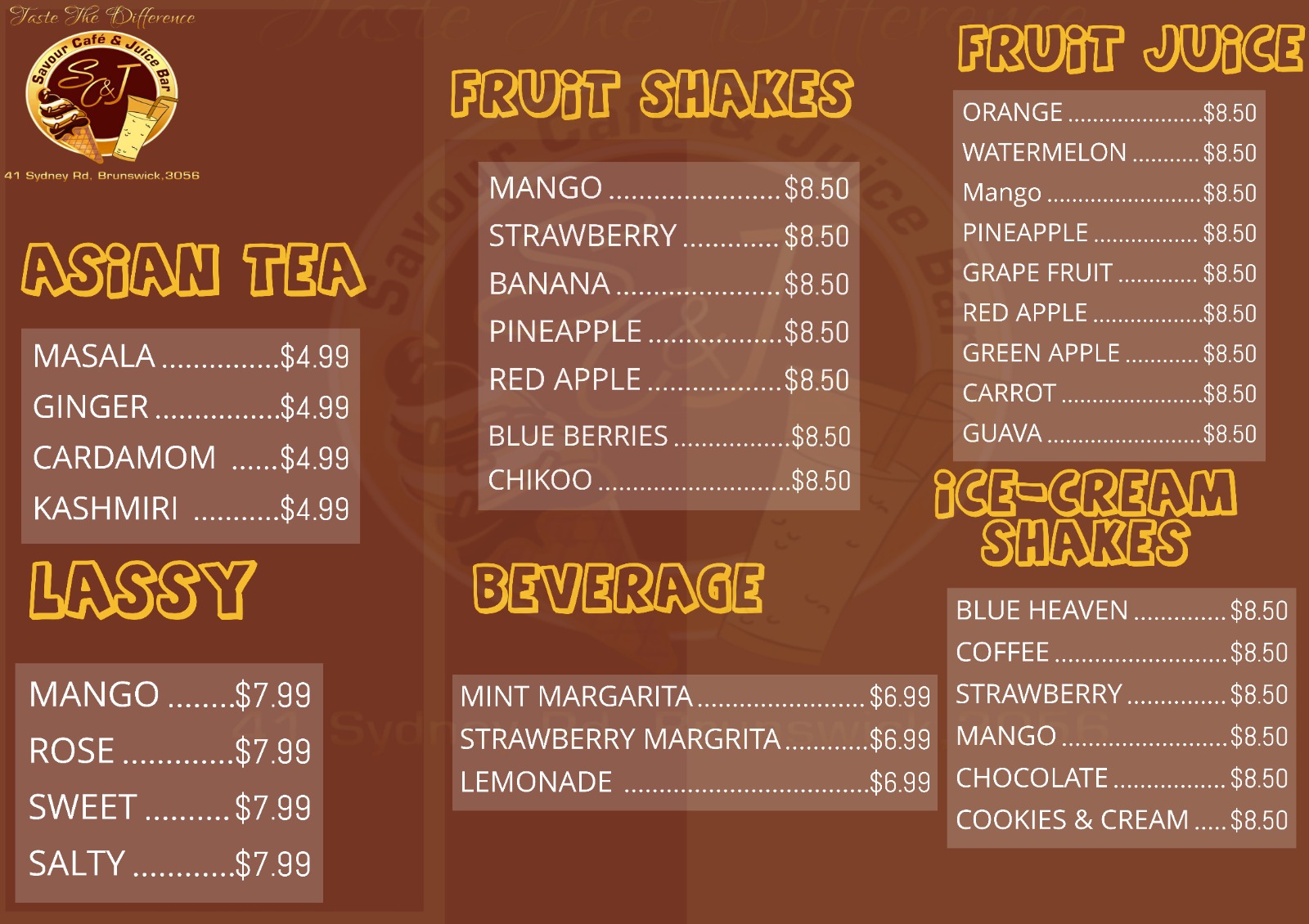 Café & juice bar